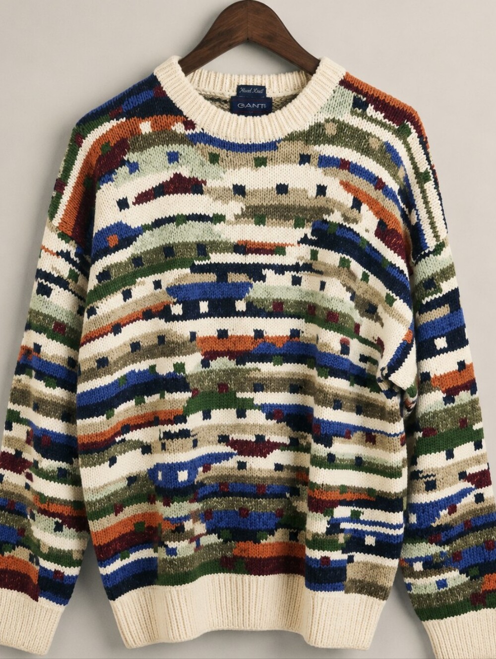 GANT Hand Knit 100% Cotton Sweater – Size L